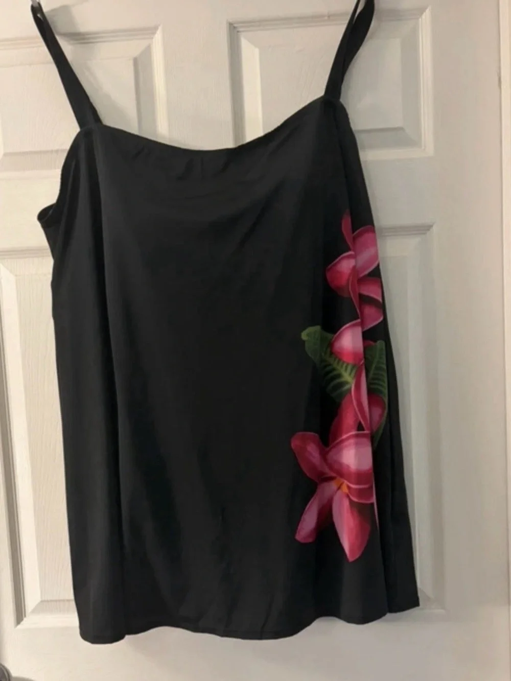 Avenue Swim Dress with Pink Plumeria Print